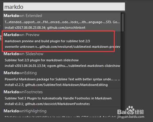 sublime text 安装插件Packages