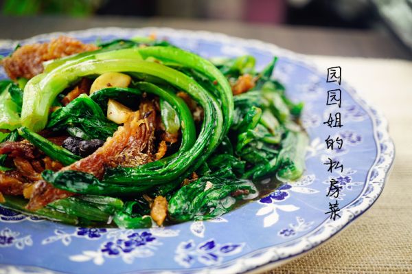 豆豉鲮鱼油麦菜