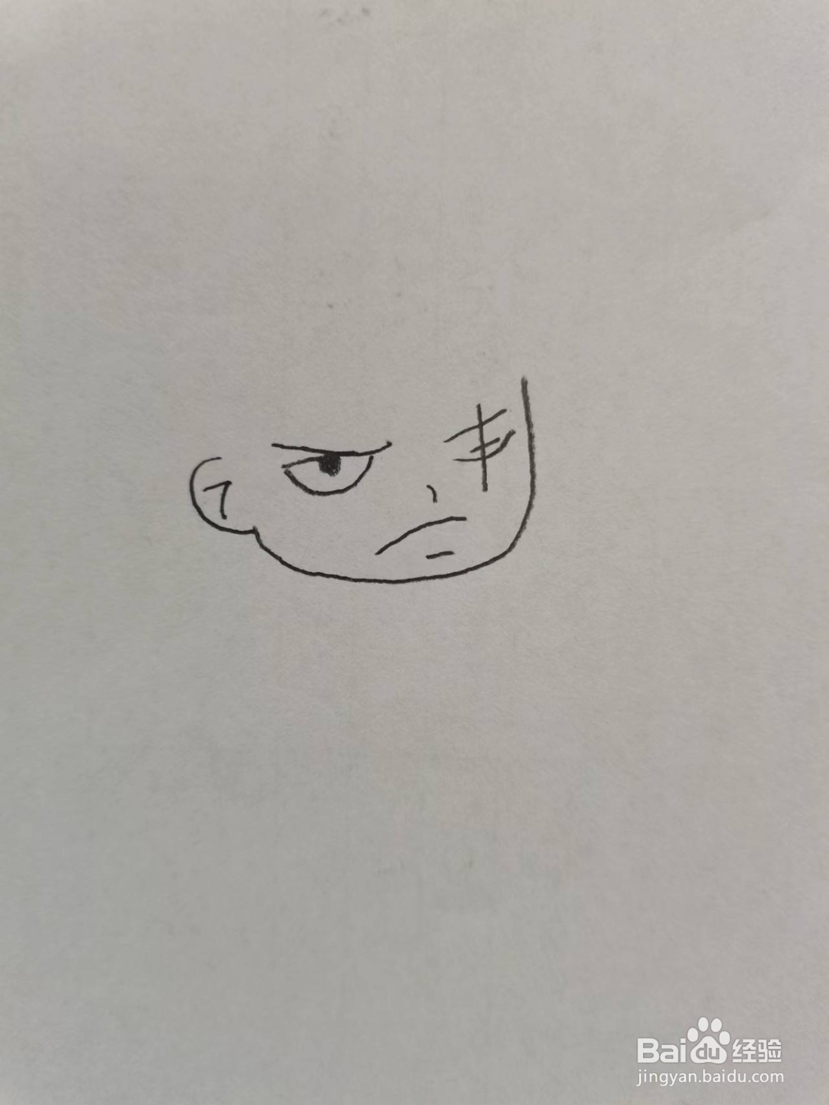 如何画Q版动漫人物索隆