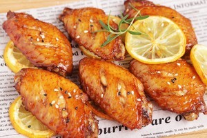 柠香黑椒烤鸡翅