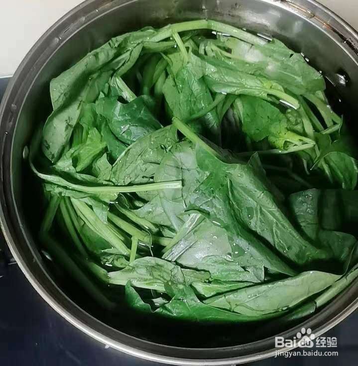 水煮菠菜的做法
