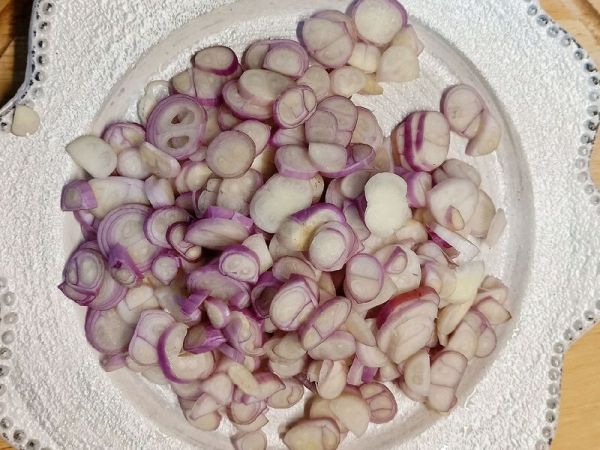 油渣小白菜+猪油拌饭（童年的回忆)