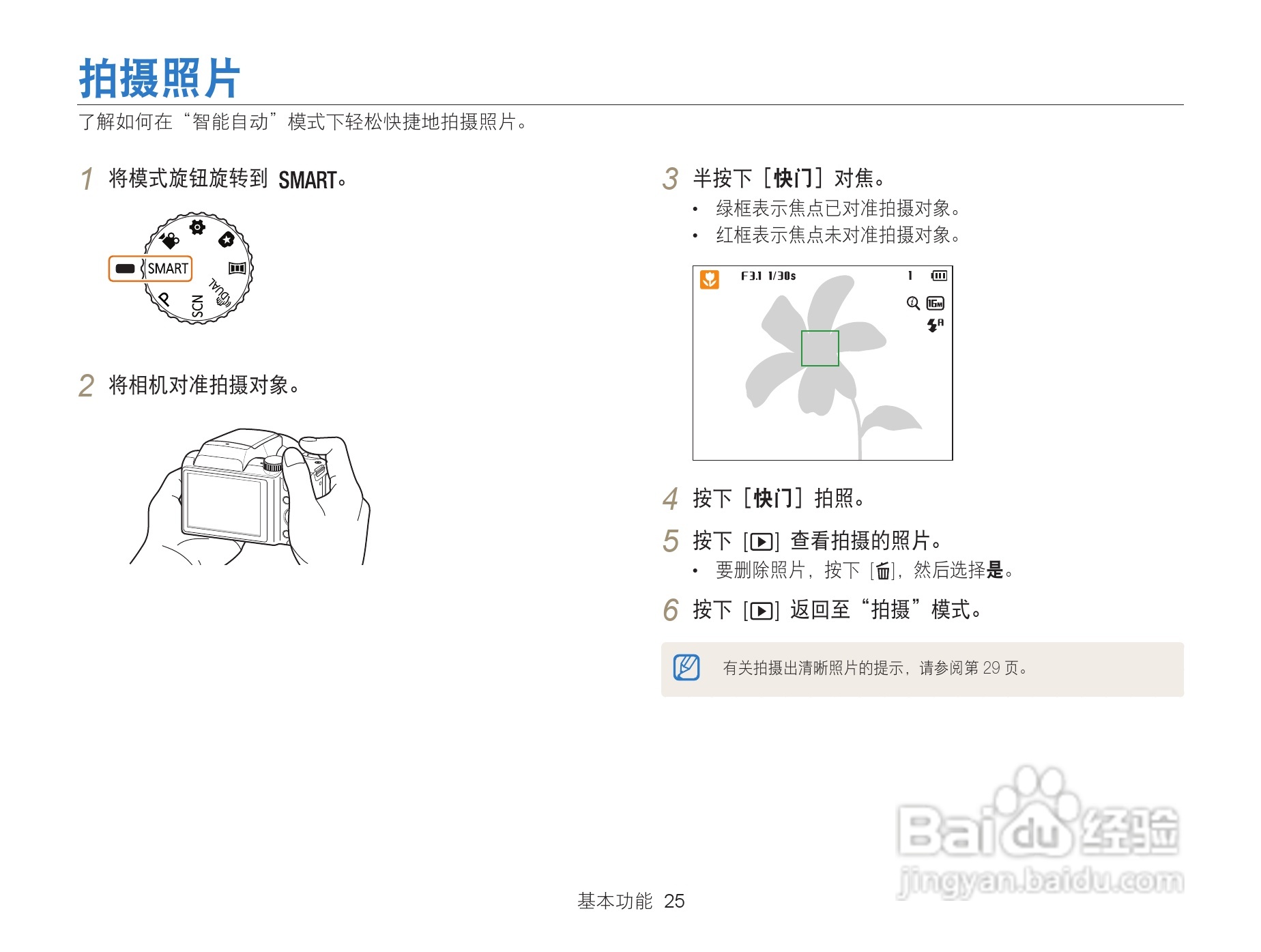 三星WB101数码相机说明书:[3]
