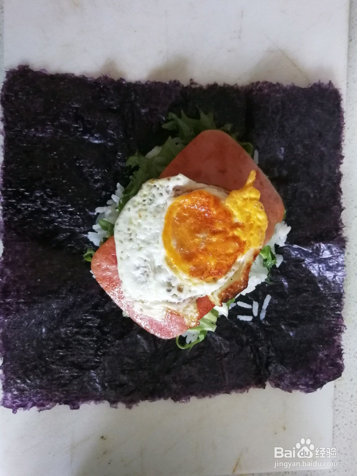 快手紫菜包饭的做法