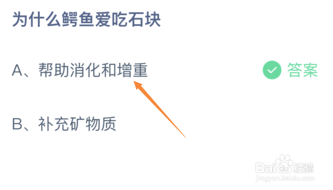 为什么鳄鱼爱吃石块