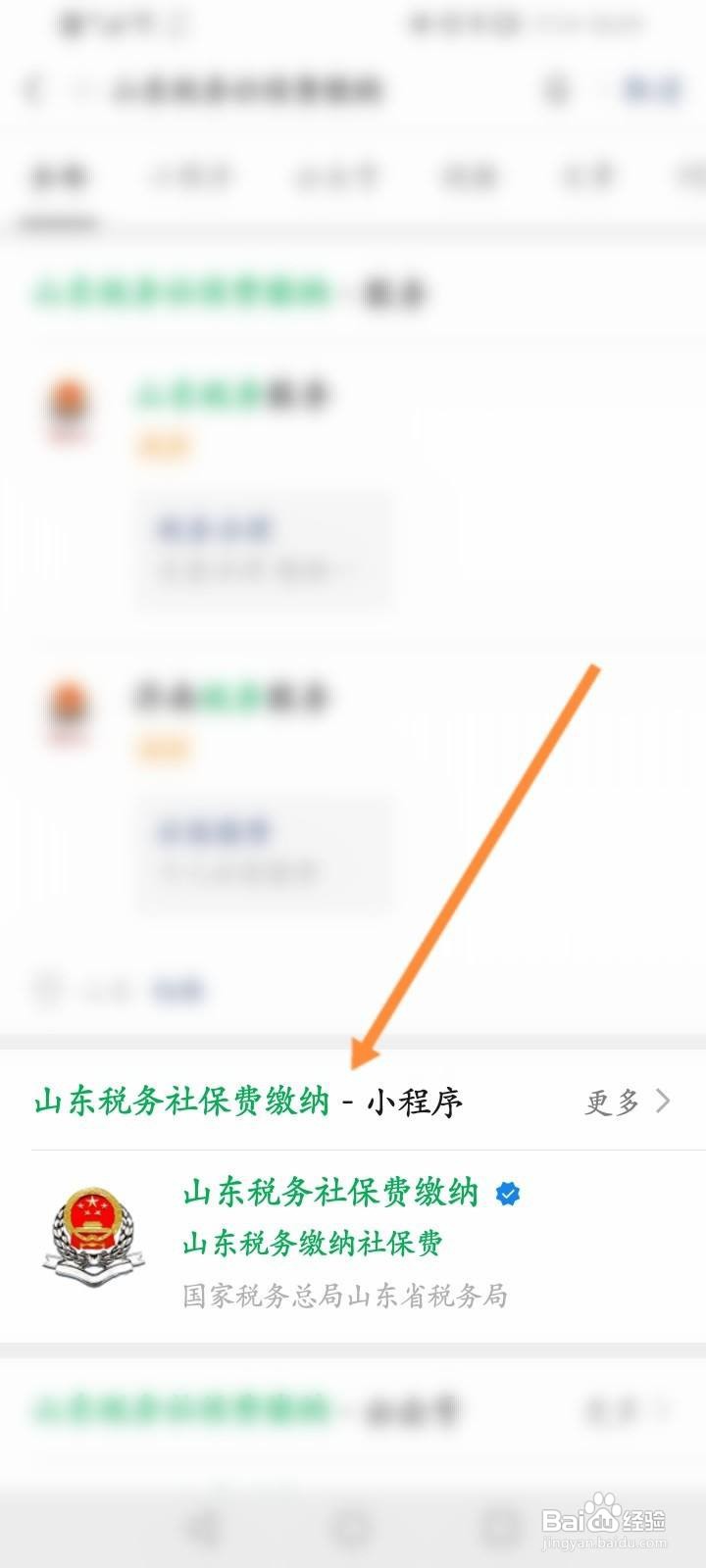 山东税务社保费缴纳小程序