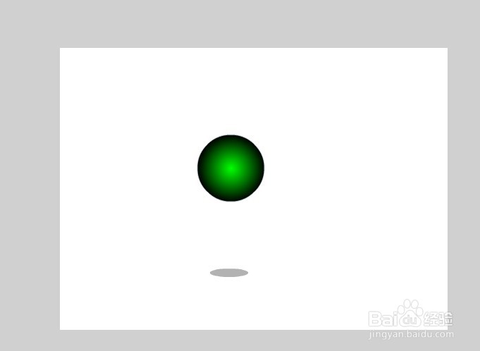flash制作渐变小球阴影跟随弹跳效果
