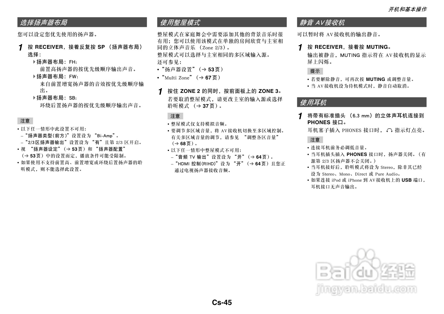 安桥TX-NR717音响功放说明书:[3]