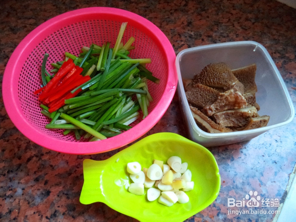 韭苔牛杂怎么做