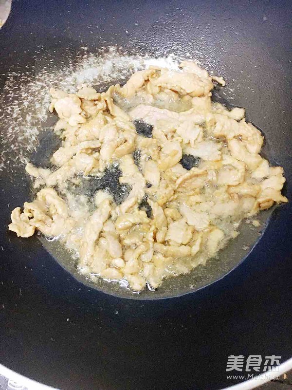 山药木耳炒肉片