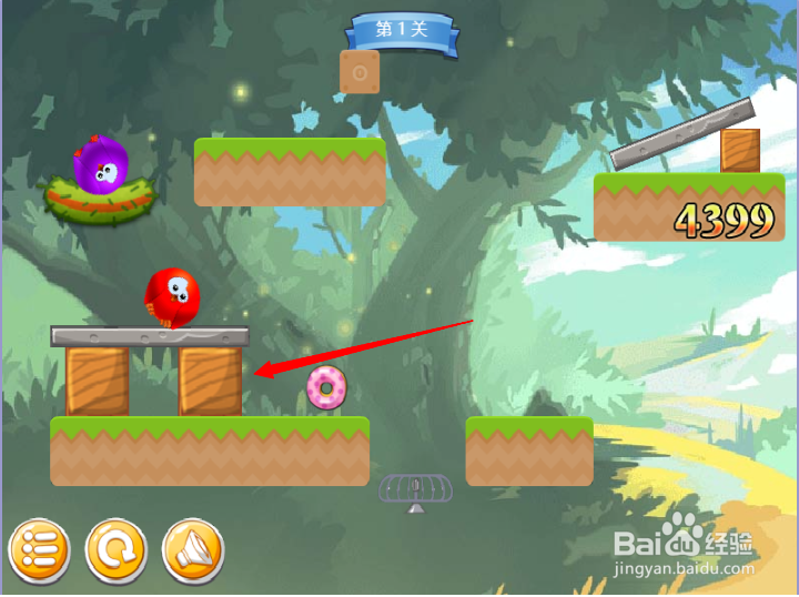 小游戏泡泡鸟历险记2第5关