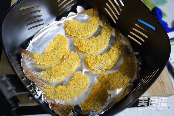 奶酪凤尾虾的做法