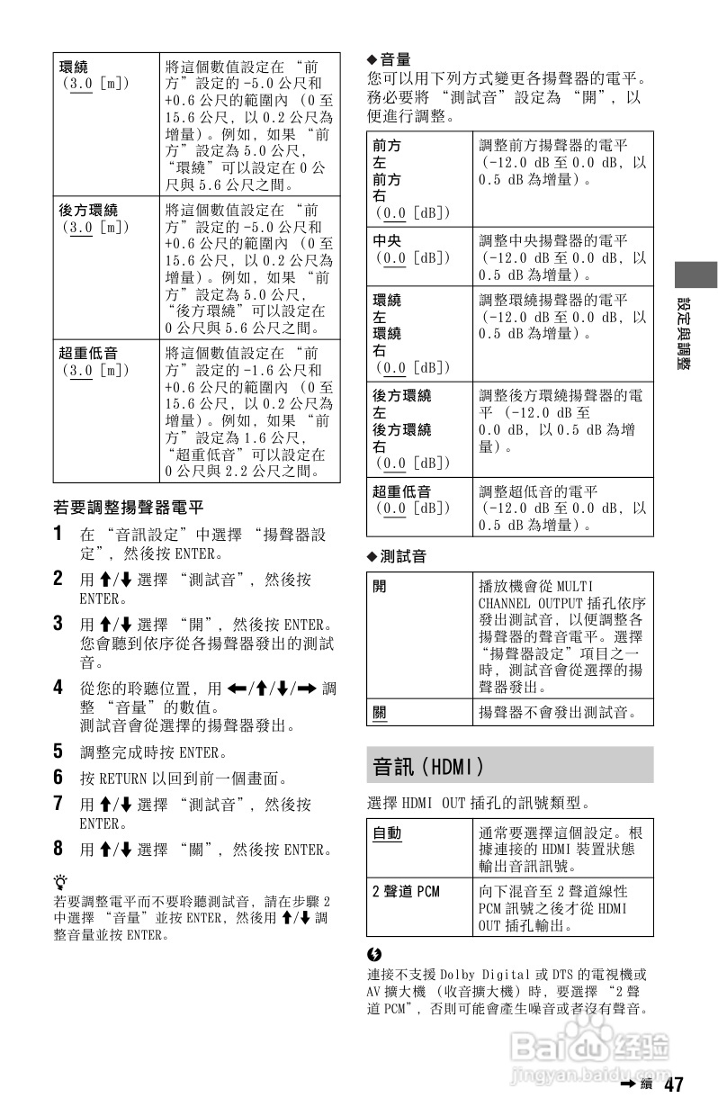 SONY BDP-S765 DVD播放器使用说明书:[3]