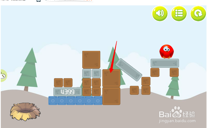 小游戏泡泡鸟历险记3第8关