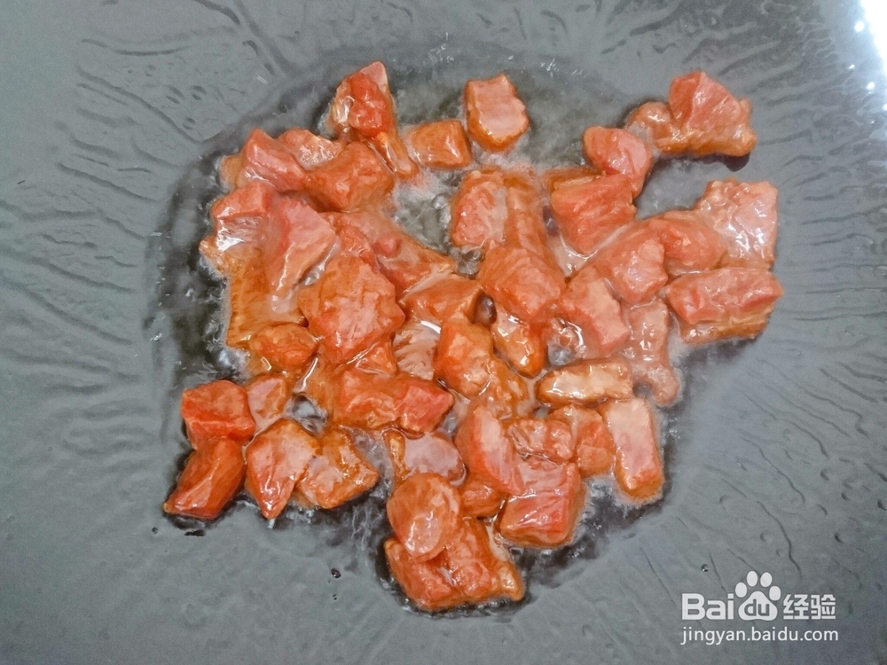 青豆辣牛肉的做法