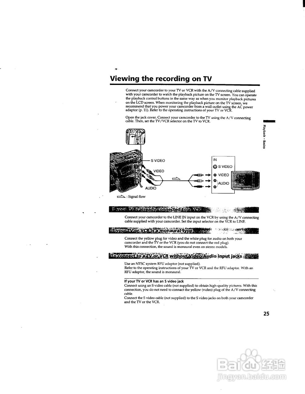 索尼DCR-TRV510数码摄像机说明书:[3]