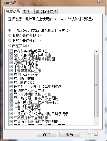 Windows 7 桌面窗口透明玻璃视觉效果的设置方法