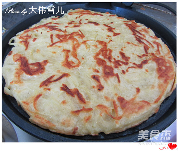 爱心蒜香土豆饼