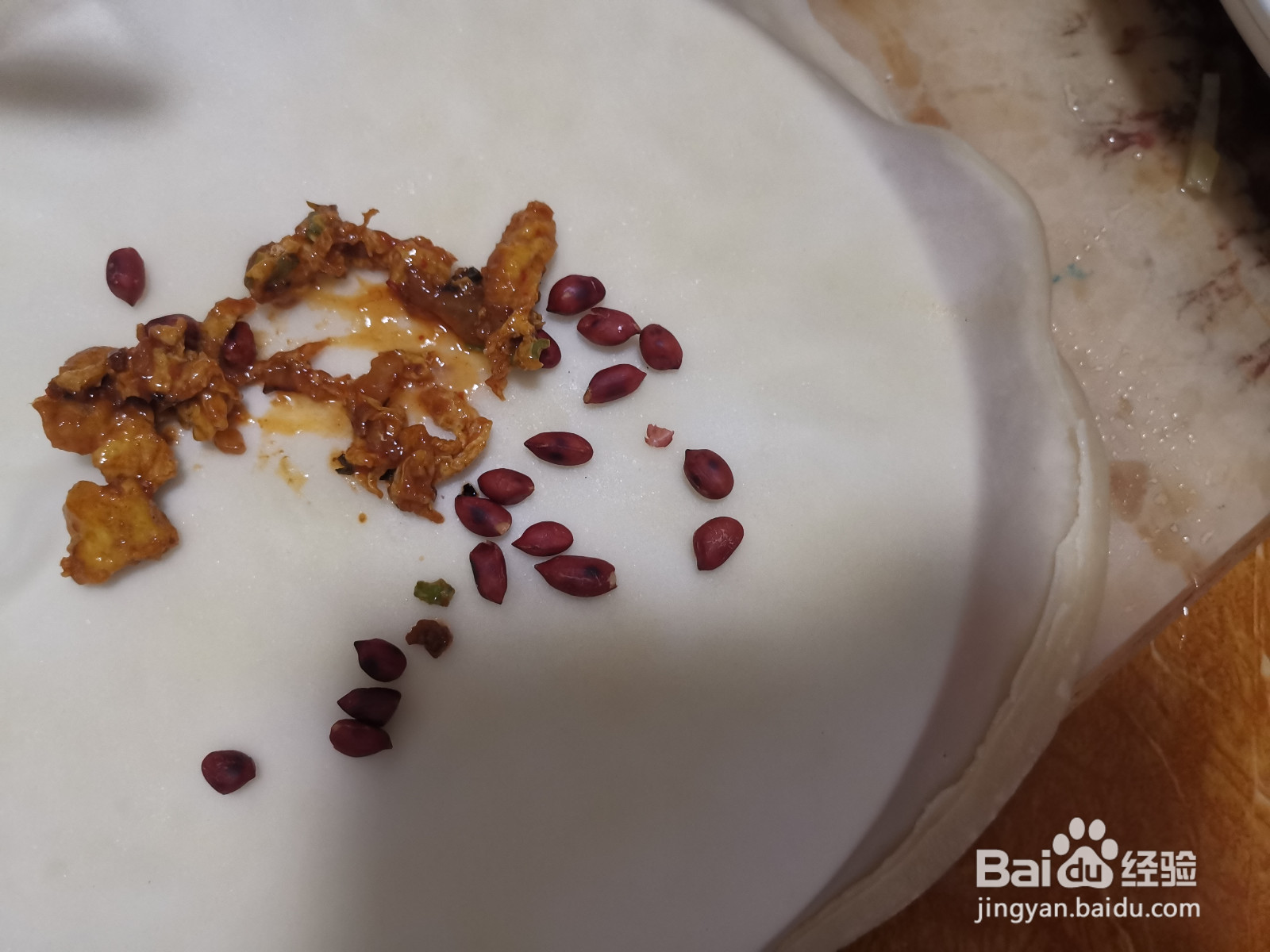 鸡蛋花生土豆丝卷饼