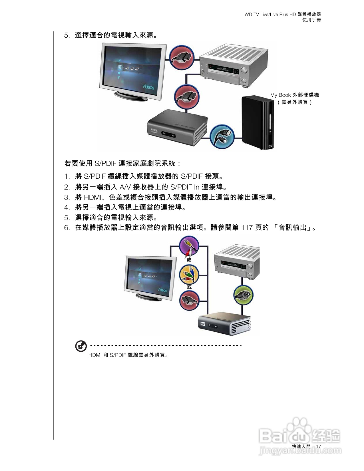 WD TV Live/Live Plus HD 媒體播放器使用手冊:[2]
