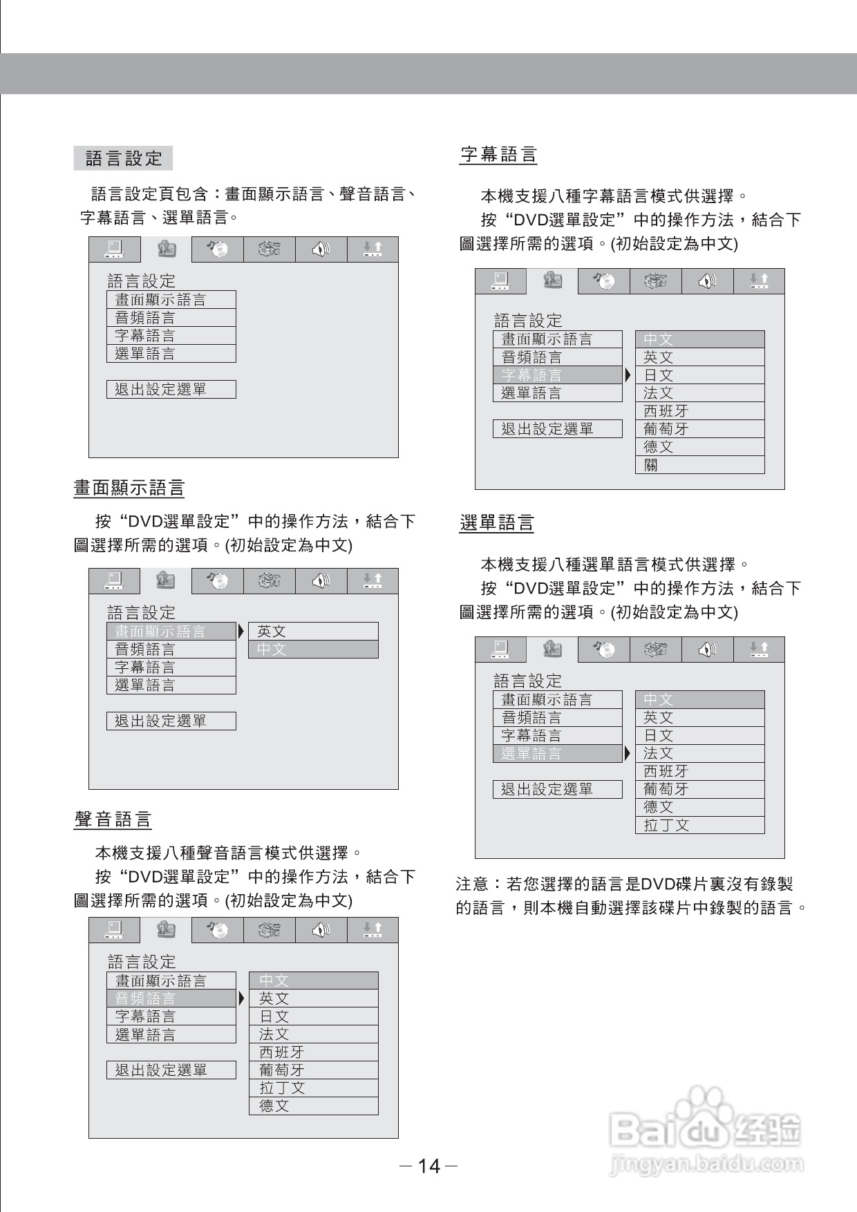歌林KVD-789PK(s)2型数位影音光碟机说明书:[1]