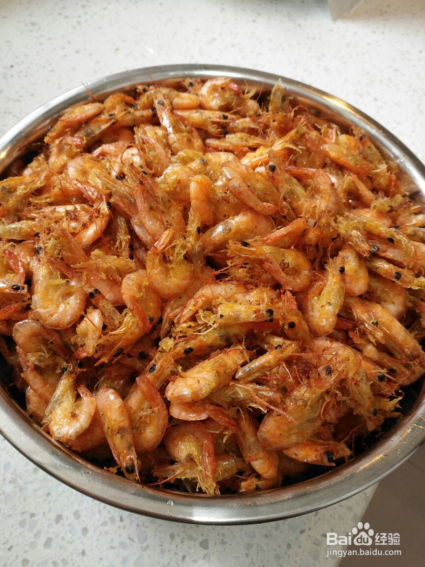 干炸河虾海鲜美食教程