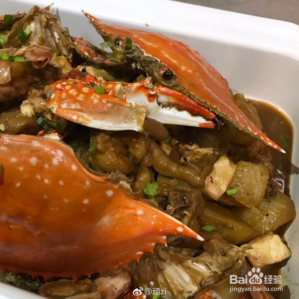 馋嘴蟹肉煲海鲜美食教程