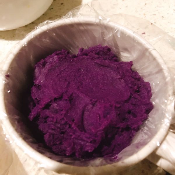 爱心酸奶燕麦紫薯泥