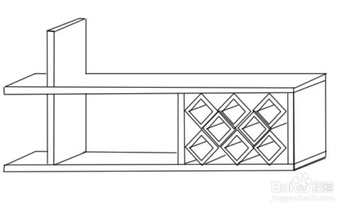 在ps中如何快速画好酒柜?