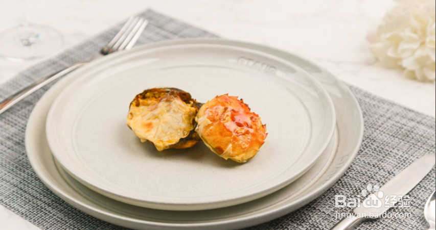 芝士焗蟹斗的做法