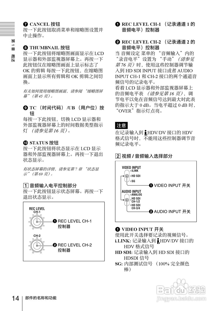 索尼PMW-EX30数码摄像机使用说明书:[2]