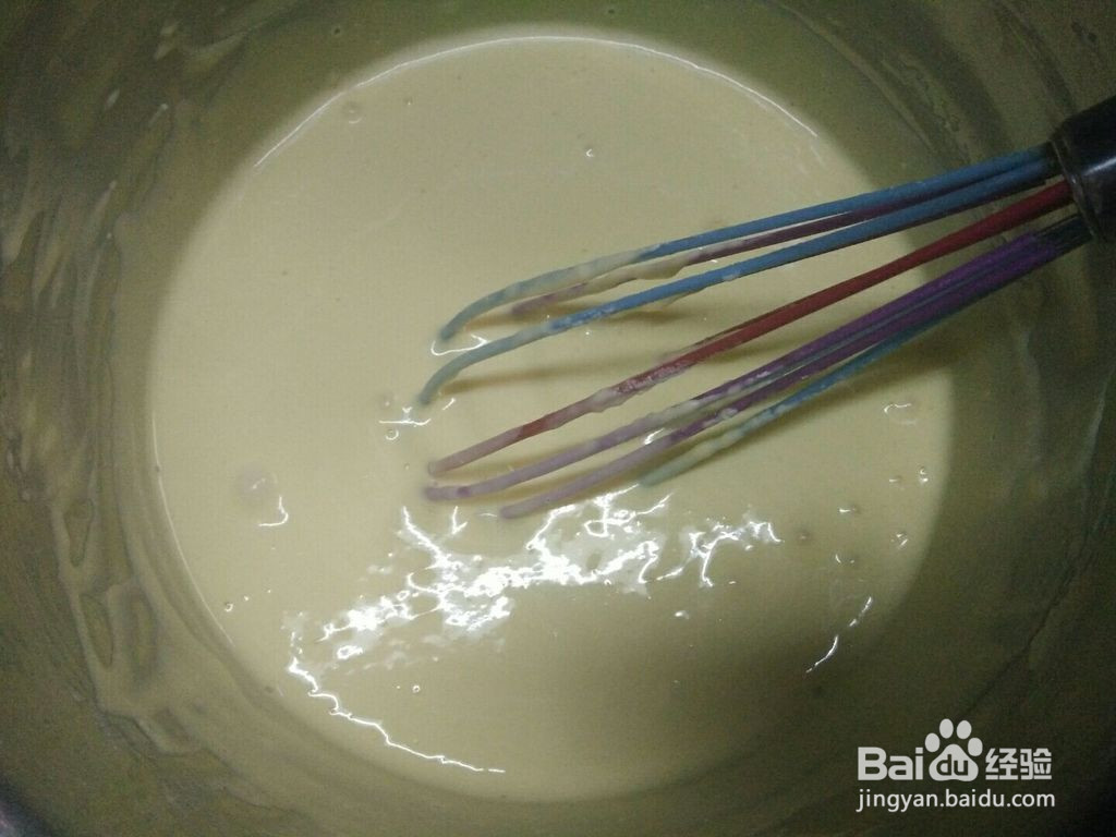 拉花轻乳酪蛋糕+的做法