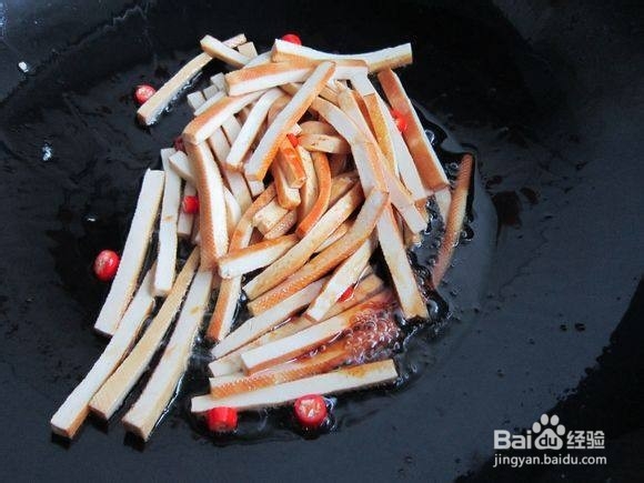 蚝油韭黄炒香干