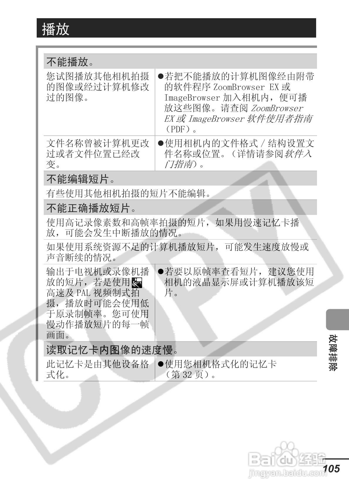 佳能ITAL IXUS 800 IS数码相机使用说明书:[11]