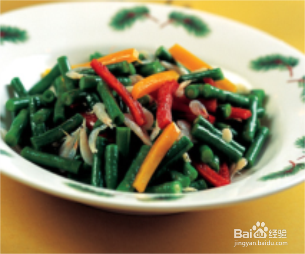 快速凉拌菜——虾皮拌豇豆