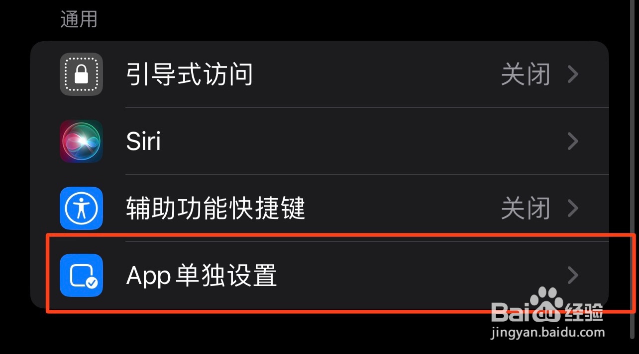 苹果手机如何单独设置某个app的字体大小