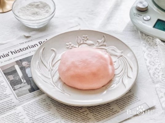 无需烤箱，一次成功的草莓糯米滋。