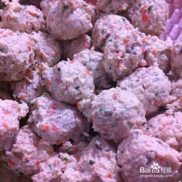 小白也能做香菇鸡肉丸