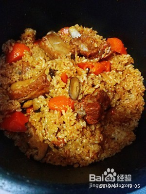 排骨焖饭的做法