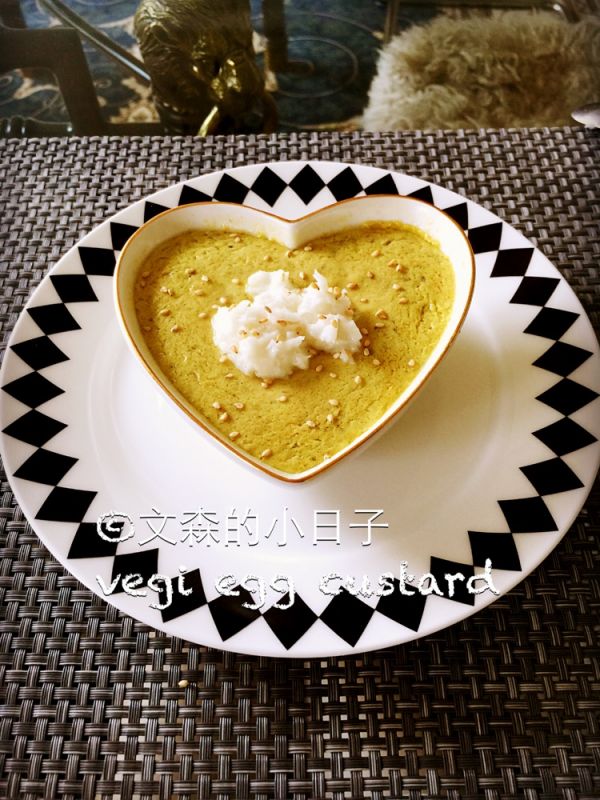 鸡蛋蔬菜鳕鱼泥