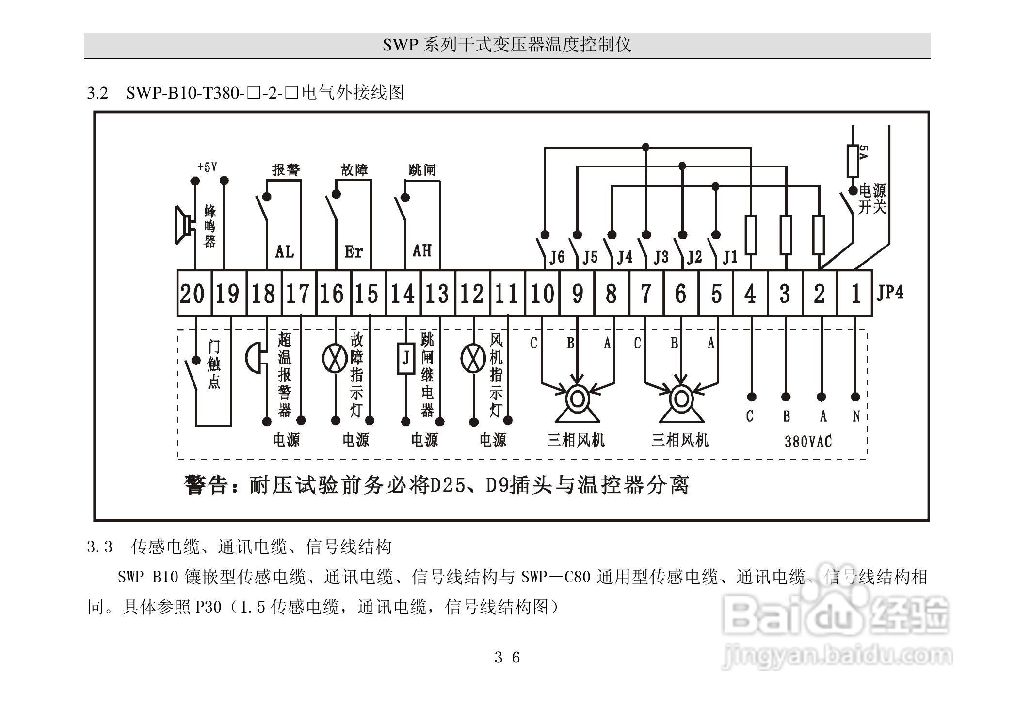 昌晖干式变压器温度智能控制仪说明书:[5]