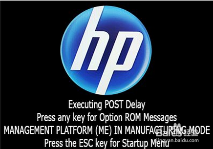 惠普臺式機更換主板後executing post delay提示