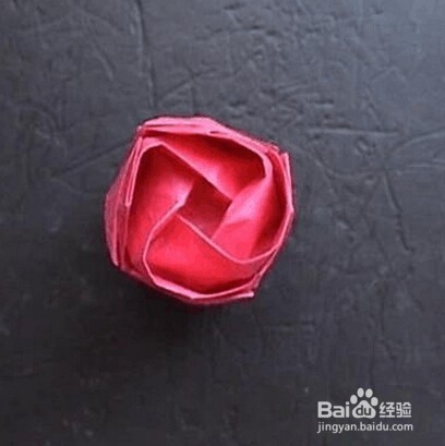 川崎玫瑰花的折法图解