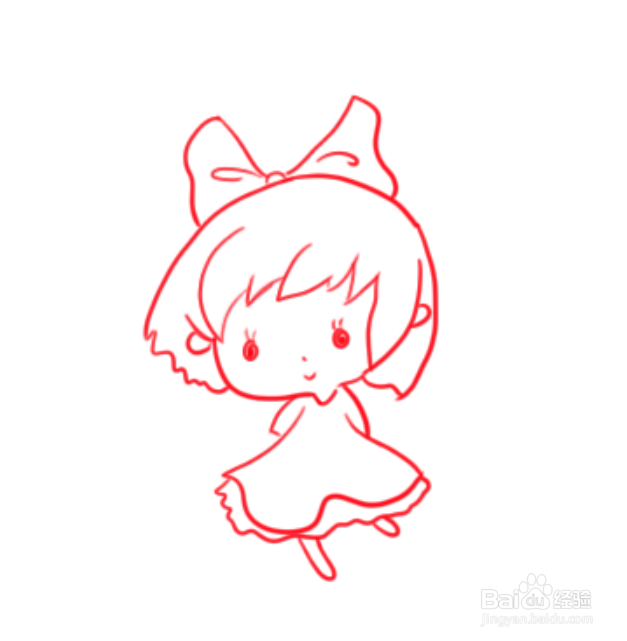 怎么画魔女的简笔画