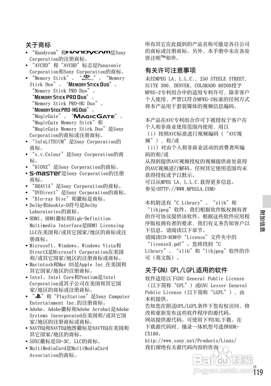索尼HDR-CX700E数码相机使用说明书:[12]