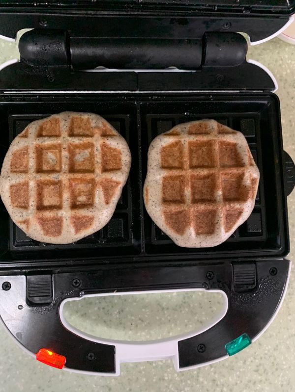 黑芝麻紫薯华夫饼