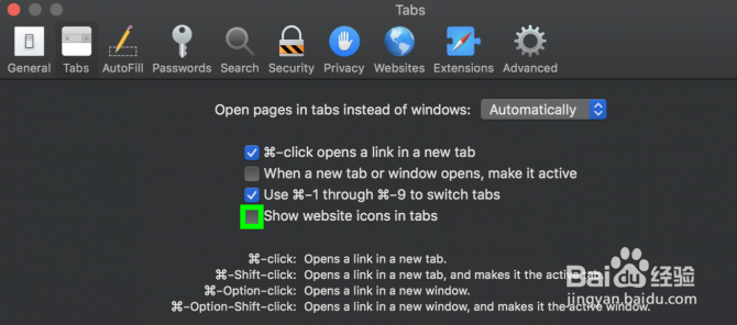 在macOS Mojave上怎么查看Safari中的Favicons