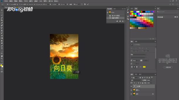 如何放大缩小PS里的文字和图片