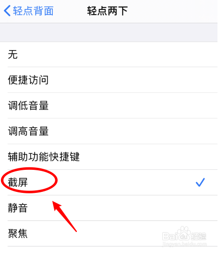 苹果12双击截屏怎么设置