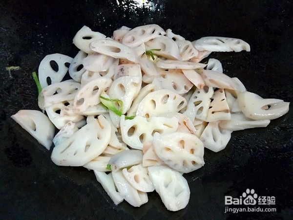 干锅藕片的做法